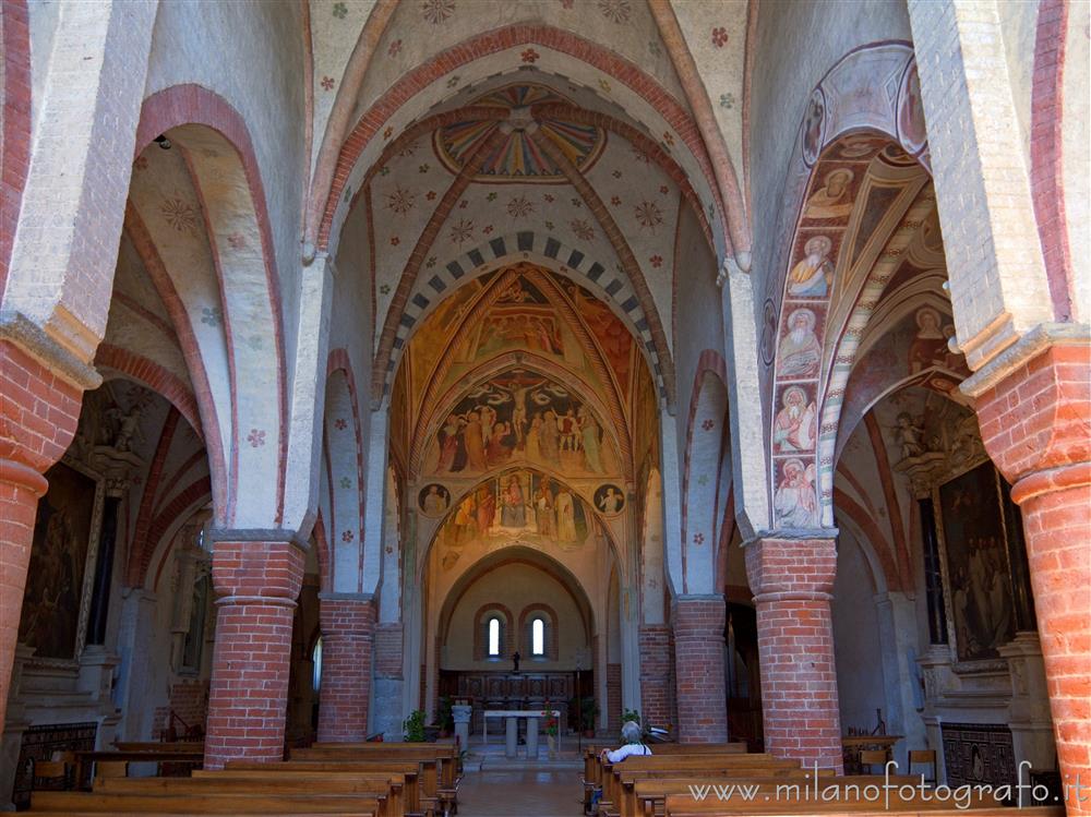 San Giuliano Milanese (Milan, Italy) - Interiors of the Abbey of Viboldone